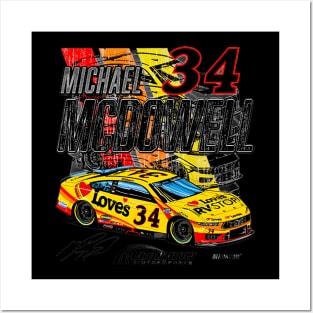 Michael Mcdowell White Car Posters and Art